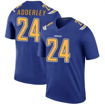 NFL Auction  Crucial Catch - Chargers Nasir Adderley Game Worn Jersey  (10/6/21) Size 40