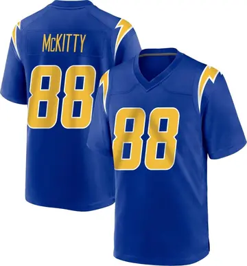 Lids Tre McKitty Los Angeles Chargers Fanatics Authentic Game-Used #88 White  Jersey vs. San Francisco 49ers on November 13, 2022